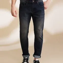 being human Men Lightly Washed Straight Fit Jeans-picture-21