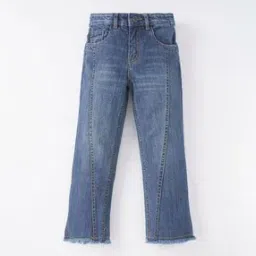ed-a-mamma Sustainable Lightly Washed Straight Fit Jeans-picture-40