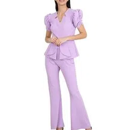 wownoon Women 2-Piece Co-Ord Set with Short Sleeves-picture-19