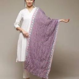 rangriti Women Chevron Print Cotton Dupatta-picture-19