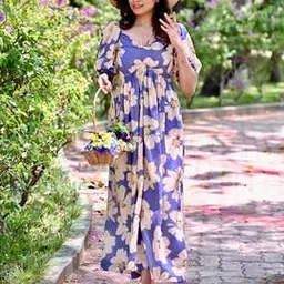 whatnot style Women Floral Flared Kurta-picture-17