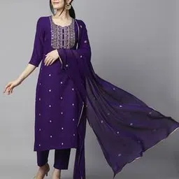 anushansa Women Embroidery Straight Kurta Set-picture-35