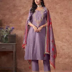 svaraa Women Floral Straight Kurta Set image 1