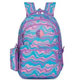 priority Men Printed Backpack with Adjustable Straps-picture-26