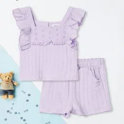 max Girls Schiffili Embroidered Shorts Set-picture-34
