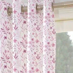 oasis Floral Print Window Curtain-picture-30