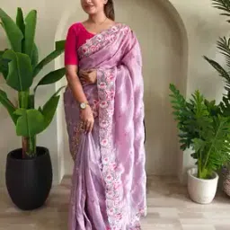 svaraa Soft Crush Silk Embroidered Work Saree -picture-25