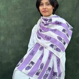 buta buti Women Floral Print Scarf-picture-31