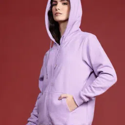 buda jeans co Women Regular Fit Zip-Front Hoodie image 1