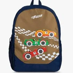 Boys Graphic Print Backpack with Adjustable Straps-image-9