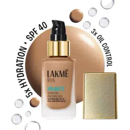 lakme 9to5 Hya Matte Foundation and Hyaluronic Acid - Cool Tan image 1