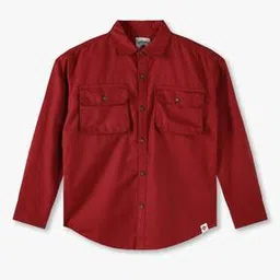lee cooper Boys Relaxed Fit Shirt with Flap Pockets-picture-50