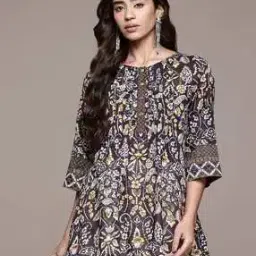 aarke ritu kumar Women Paisley Print A-Line Kurti-picture-31