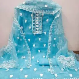 svaraa Women Embroidery Unstitched Dress Material-picture-47