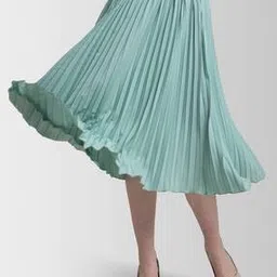 zwerlon x ag Women Pleated A-Line Skirt-picture-43