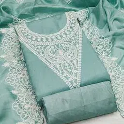 svaraa Women Embellished 3-Piece Unstitched Dress Material-picture-49