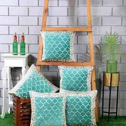 nendle Set of 5 Cushion Covers with Zip Closure 16" x 16"-picture-47