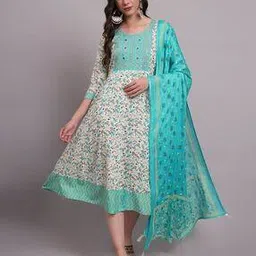 aayusika Women Embroidered Fit & Flare Dress-picture-50
