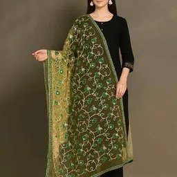 indie picks Women Embroidery Dupatta-picture-14