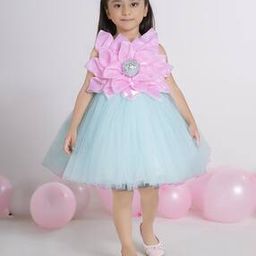 ministitch Girls Floral Fit And Flare Dress-picture-18
