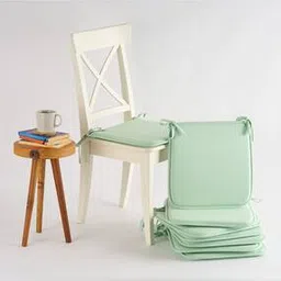 skanda fab Set of 8 Square Foam Chair Pads-picture-23