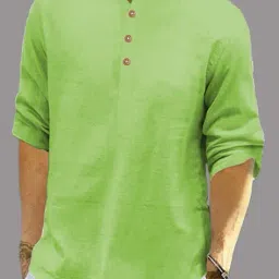 apektra Men Slim Fit Short Kurta image 1