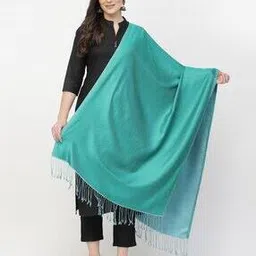 anekaant Reversable Stole with Fringed Hem-picture-35