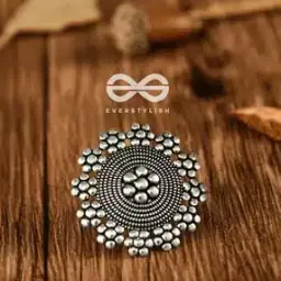 everstylish Women Floral Artwork Cocktail Ring-picture-23