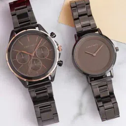 joker & witch Analogue Couple Watch image 1