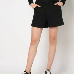 Women High-Rise Denim Shorts-image-91