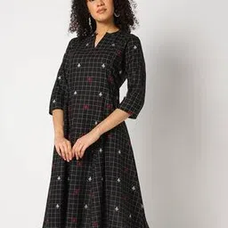 svrnaa by azorte Jacquard Straight Kurta-picture-20