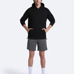 altheory sport by azorte Solid Hooded Sweatshirt with Kangaroo Pockets-picture-32