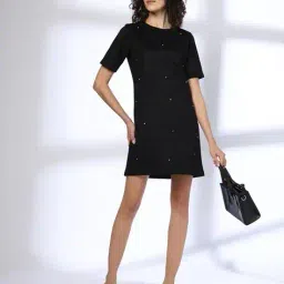fig Women Embellished T-Shirt Dress image 1