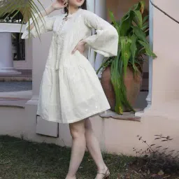 svaraa Women Flared Kurta image 1