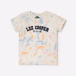 lee cooper Logo Print Round-Neck T-Shirt-picture-51