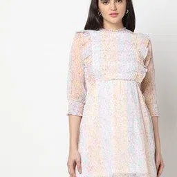 rio Floral Print Fit & Flare Dress-picture-47