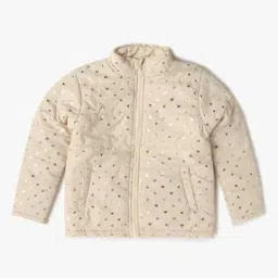 rio girls Girls Printed Puffer Jacket with Insert Pockets-picture-6