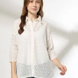 Women Lace Regular Fit Shirt-image-40
