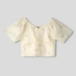 rio girls Women Floral Embroidery Relaxed Fit Top-picture-13