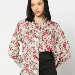 fig Women Paisley Print Regular Fit Shirt-picture-52