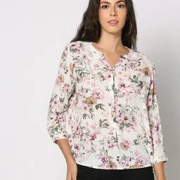 fig Women Floral Print Regular Fit Top-picture-32