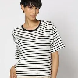 teamspirit Women Striped Regular Fit T-Shirt-picture-19