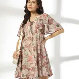 rio Women Floral Print Shift Dress-picture-47