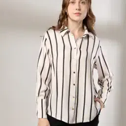 fig Women Striped Regular Fit Shirt-picture-29