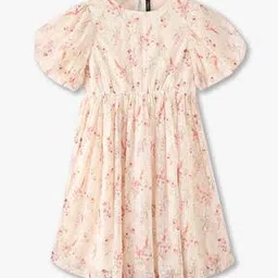 Girls Floral Fit & Flare Dress-image-67