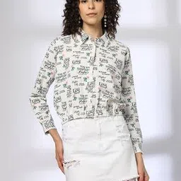 rio Women Typographic Print Regular Fit Shirt-picture-35