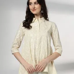 siyahi Women Printed Relaxed Fit Shirt-picture-21