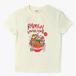 yousta Girls Embroidered Oversized Crew-Neck T-Shirt-picture-28