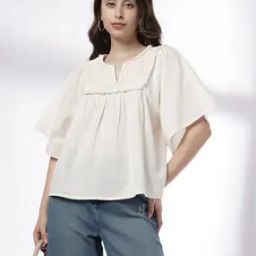 dnmx Women Patterned Relaxed Fit Cotton Top-picture-49