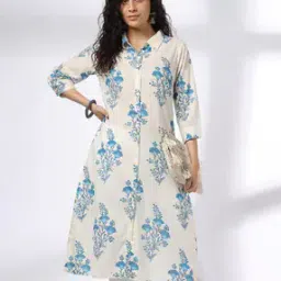avaasa mix n' match Women Floral Print Straight Kurta-picture-25
